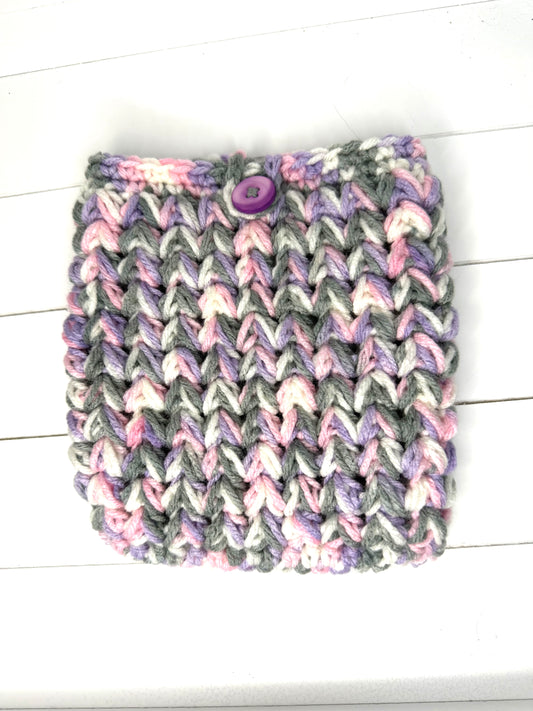 Crochet E-reader sleeve
