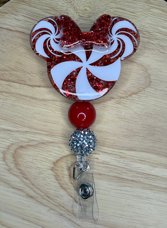 Red Mouse Badge Reel