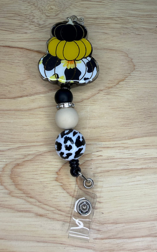 Pumpkin Badge Reel